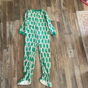 Full Zip Footie Fleece Pajamas